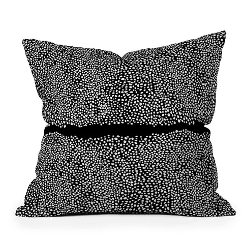 Iveta Abolina La Jardin Noir V Throw Pillow