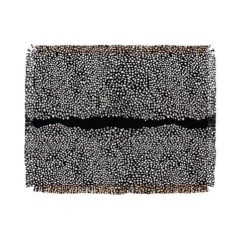 Iveta Abolina La Jardin Noir V Throw Blanket