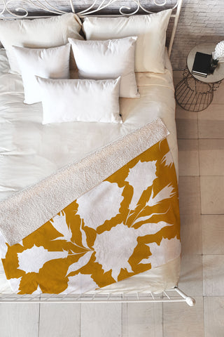 Iveta Abolina La Jardin Noir VI Fleece Throw Blanket