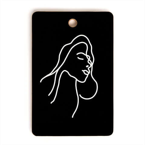 Iveta Abolina Lady Coco I Cutting Board Rectangle