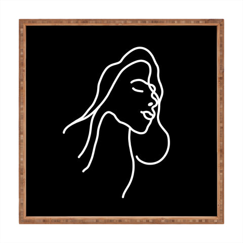 Iveta Abolina Lady Coco I Square Tray