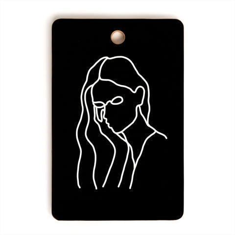 Iveta Abolina Lady Coco II Cutting Board Rectangle