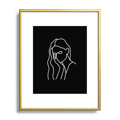 Iveta Abolina Lady Coco II Metal Framed Art Print