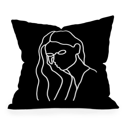 Iveta Abolina Lady Coco II Throw Pillow