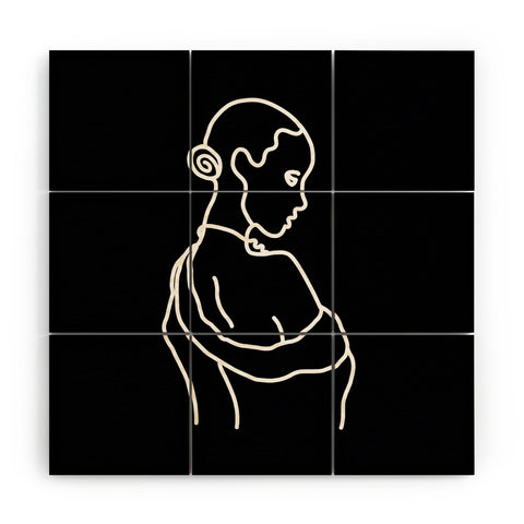 Iveta Abolina Lady Coco III Wood Wall Mural