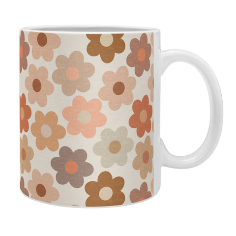 Iveta Abolina Large Daisies Terracotta Coffee Mug