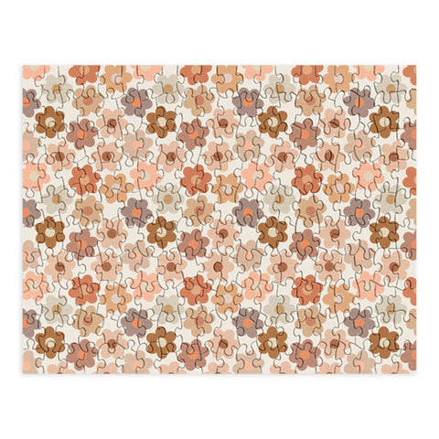 Iveta Abolina Large Daisies Terracotta Puzzle