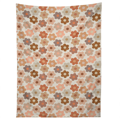 Iveta Abolina Large Daisies Terracotta Tapestry