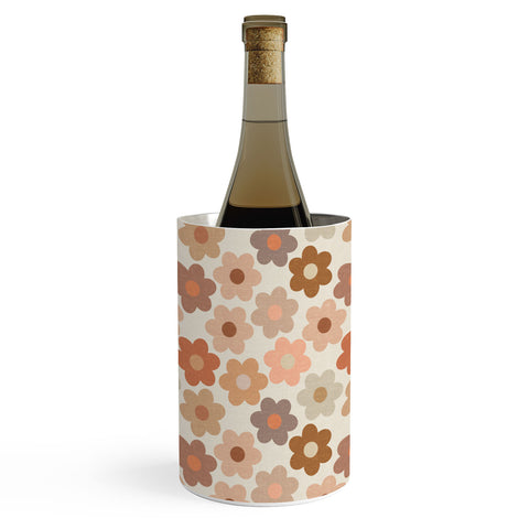 Iveta Abolina Large Daisies Terracotta Wine Chiller