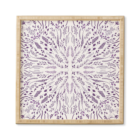 Iveta Abolina Lavender Maze Framed Wall Art