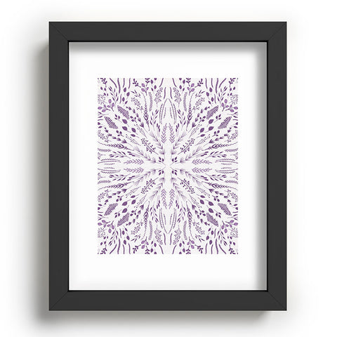 Iveta Abolina Lavender Maze Recessed Framing Rectangle
