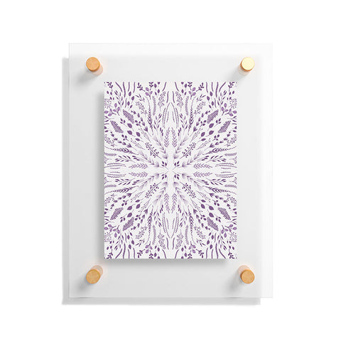 Iveta Abolina Lavender Maze Floating Acrylic Print