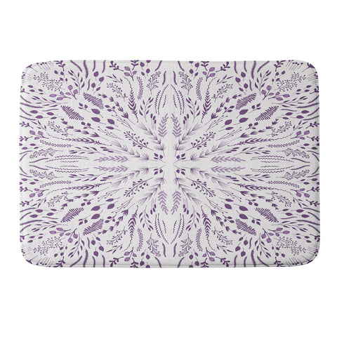 Iveta Abolina Lavender Maze Memory Foam Bath Mat