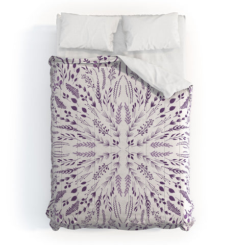 Iveta Abolina Lavender Maze Comforter