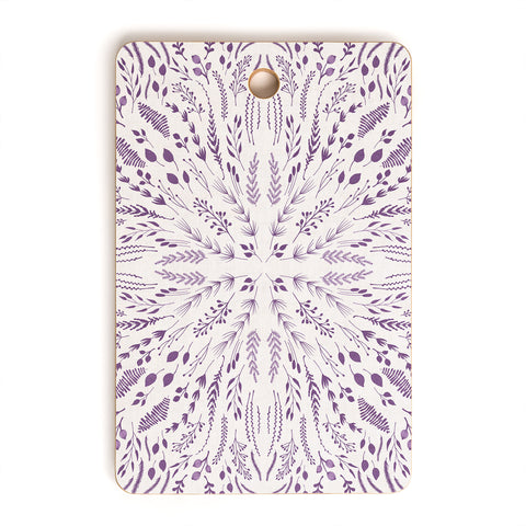 Iveta Abolina Lavender Maze Cutting Board Rectangle