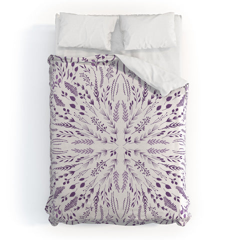 Iveta Abolina Lavender Maze Duvet Cover