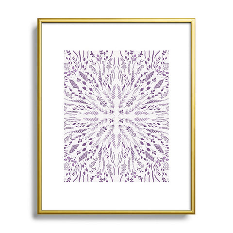 Iveta Abolina Lavender Maze Metal Framed Art Print