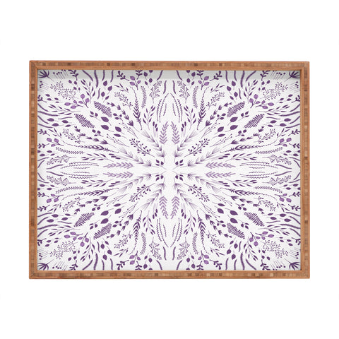 Iveta Abolina Lavender Maze Rectangular Tray