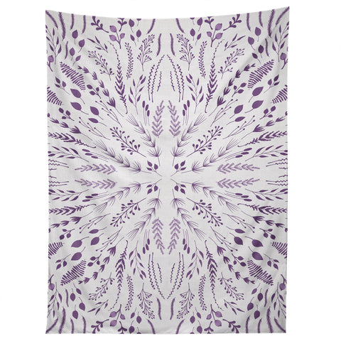 Iveta Abolina Lavender Maze Tapestry