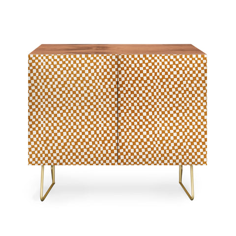 Iveta Abolina Lazy Checker Caramel Credenza