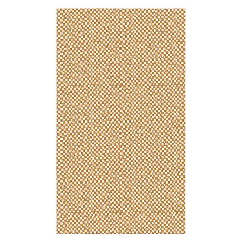 Iveta Abolina Lazy Checker Caramel Tablecloth