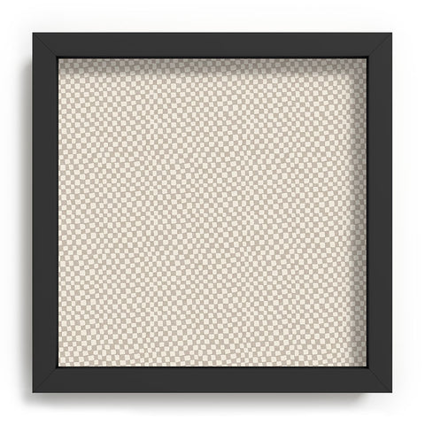Iveta Abolina Lazy Checker Dove Grey Recessed Framing Square