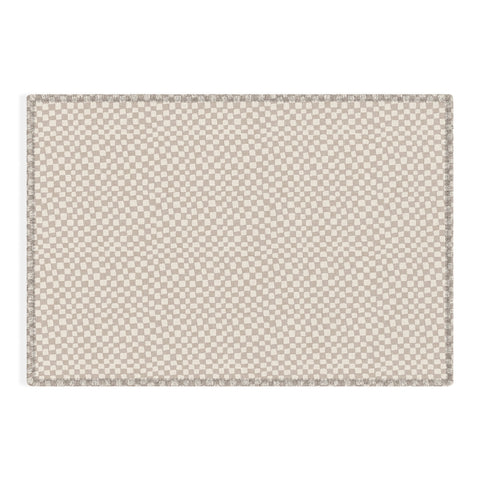 Iveta Abolina Lazy Checker Dove Grey Outdoor Rug