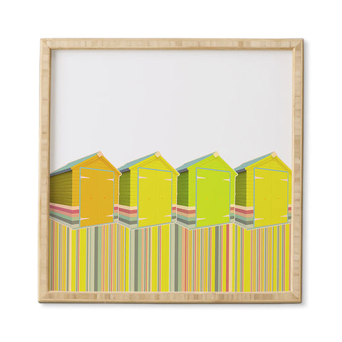 Iveta Abolina Lets Live in a Beach Shed Framed Wall Art