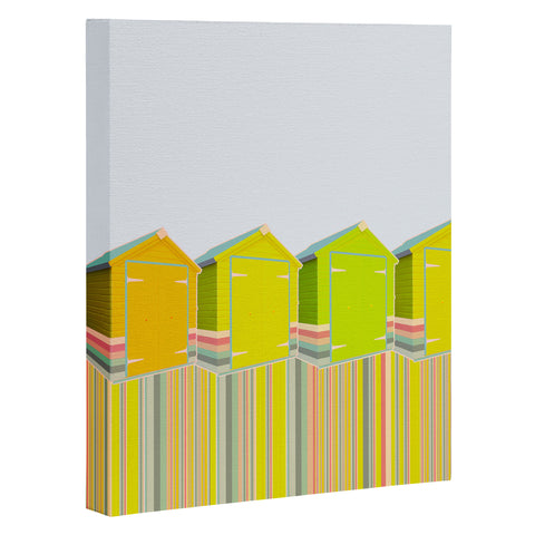 Iveta Abolina Lets Live in a Beach Shed Art Canvas