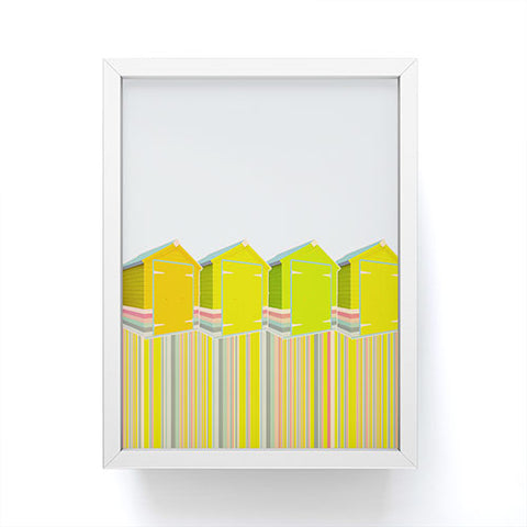 Iveta Abolina Lets Live in a Beach Shed Framed Mini Art Print