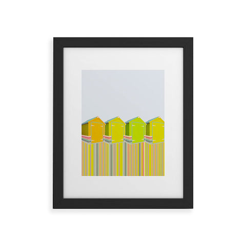 Iveta Abolina Lets Live in a Beach Shed Framed Art Print