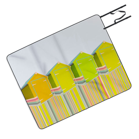 Iveta Abolina Lets Live in a Beach Shed Picnic Blanket