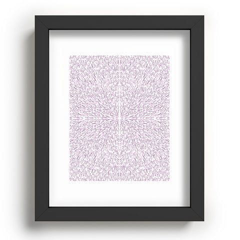 Iveta Abolina Lilac Lace Recessed Framing Rectangle