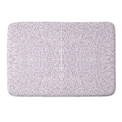 Iveta Abolina Lilac Lace Memory Foam Bath Mat