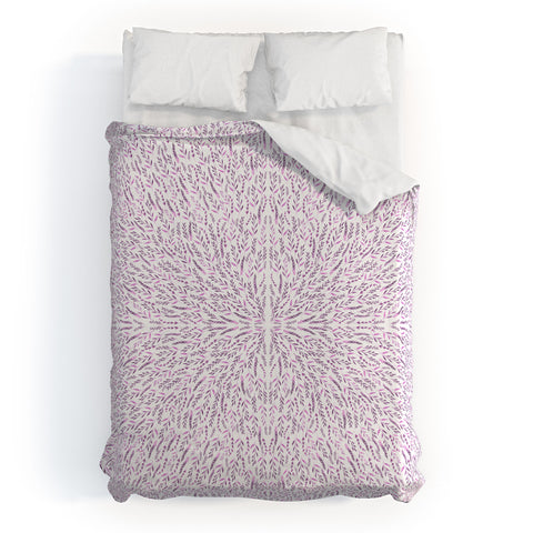 Iveta Abolina Lilac Lace Duvet Cover