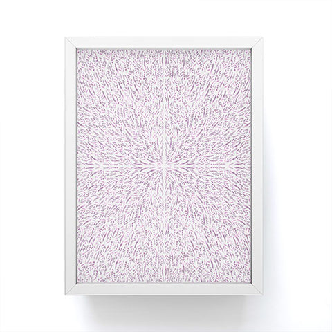 Iveta Abolina Lilac Lace Framed Mini Art Print