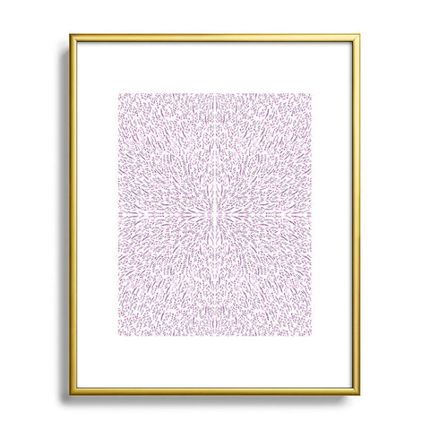 Iveta Abolina Lilac Lace Metal Framed Art Print