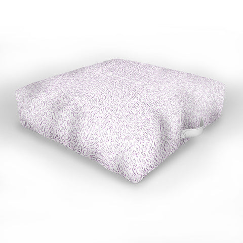 Iveta Abolina Lilac Lace Outdoor Floor Cushion