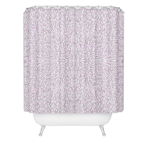 Iveta Abolina Lilac Lace Shower Curtain