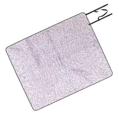 Iveta Abolina Lilac Lace Picnic Blanket