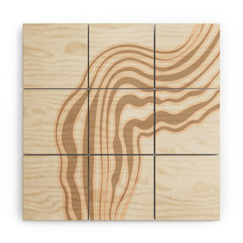 Iveta Abolina Liquid Lines Series 2 Wood Wall Mural