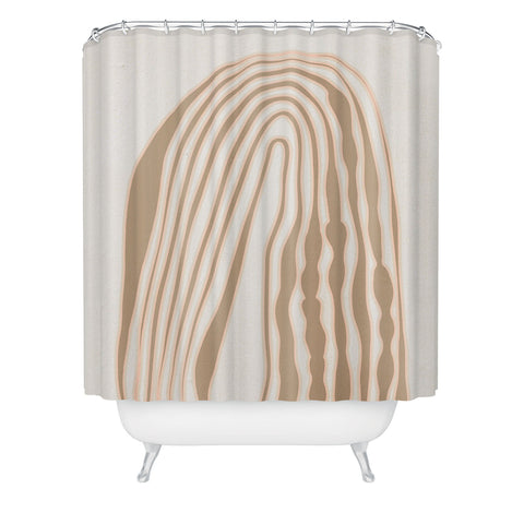 Iveta Abolina Liquid Lines Series 3 Shower Curtain