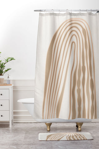 Iveta Abolina Liquid Lines Series 3 Shower Curtain And Mat