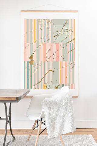 Iveta Abolina Lisbon Stripe Art Print And Hanger