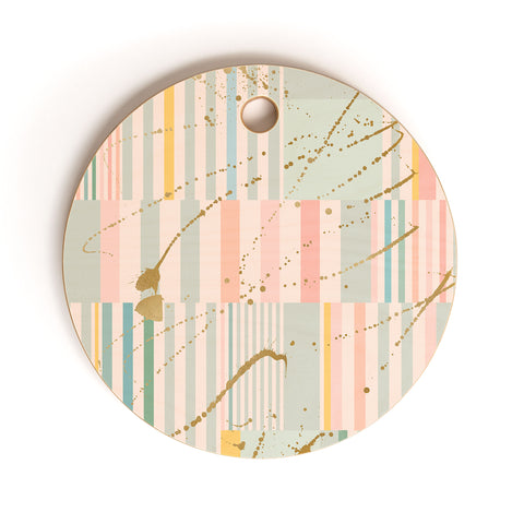 Iveta Abolina Lisbon Stripe Cutting Board Round