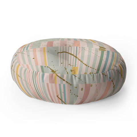 Iveta Abolina Lisbon Stripe Floor Pillow Round