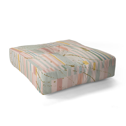 Iveta Abolina Lisbon Stripe Floor Pillow Square
