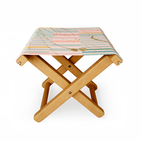 Iveta Abolina Lisbon Stripe Folding Stool