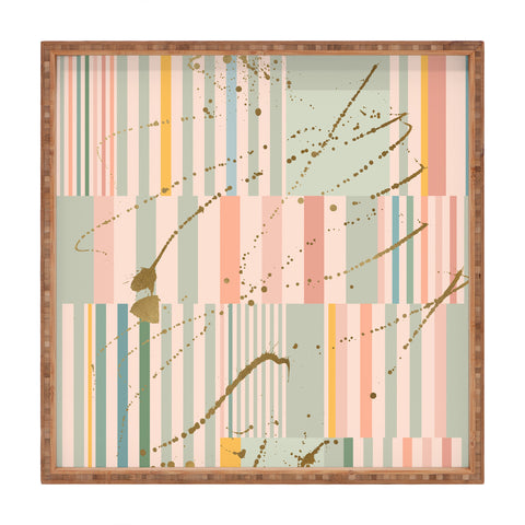 Iveta Abolina Lisbon Stripe Square Tray