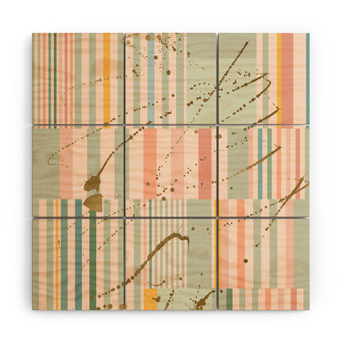 Iveta Abolina Lisbon Stripe Wood Wall Mural